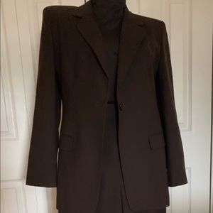 100% Wool Brown Suit